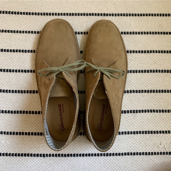 Clarks Classics Desert Boot Beige Suede Size 10 - Picture 5 of 11